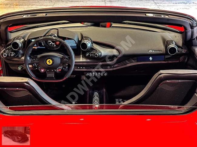 سيارة FERRARİ موديل 2023 الوحيدة في تركيا - F8 سبايدر كاربون/رافع/سيراميك