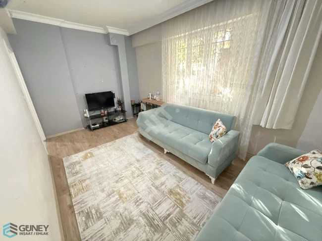 For sale: 2+1 apartment with an area of 90 square meters on a high ground floor in Yunus Emre neighborhood.