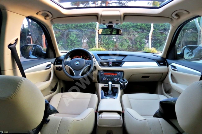سيارة BMW X1 2.0 DİZEL X DRİVE بفتحة سقف بانورامية