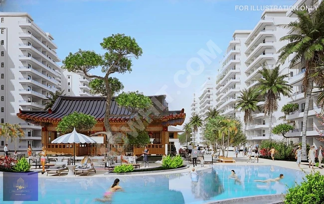 Investment opportunities in Cyprus! Balcony with a pool view