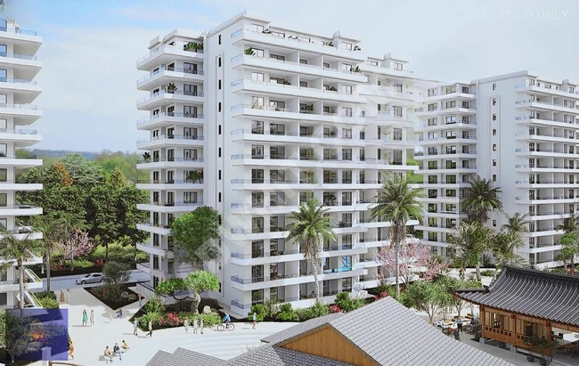 Investment opportunities in Cyprus! Balcony with a pool view