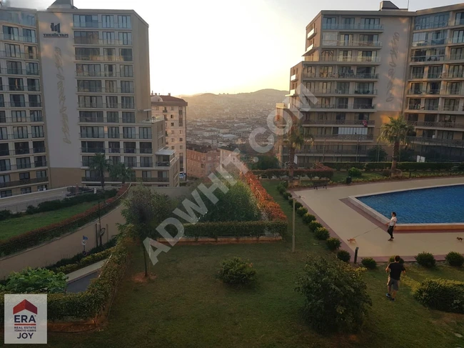 Furnished apartment for rent 1+1 with a balcony overlooking the sea in TUZLA EVORA B Block.