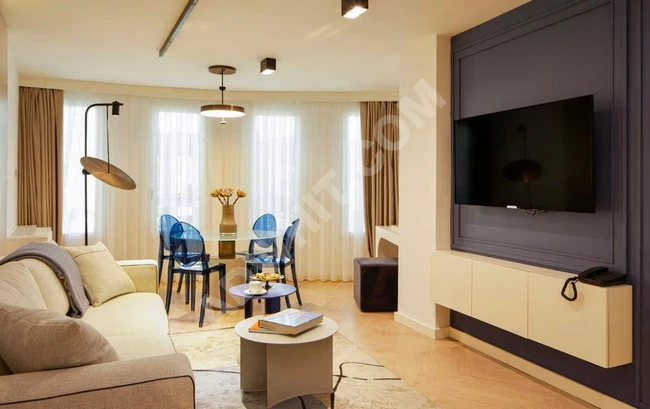 شقة فاخرة للغاية شاملة كل شيء 1+1 في Beşiktaş Levent