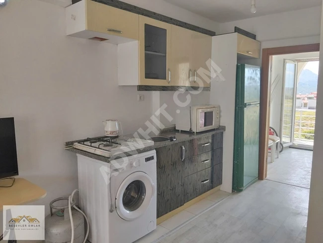 KELEPİR İSKANLI ÖNÜ KAPANMAZ EŞYALI MANZARALI SATILIK 1+1 DAİRE