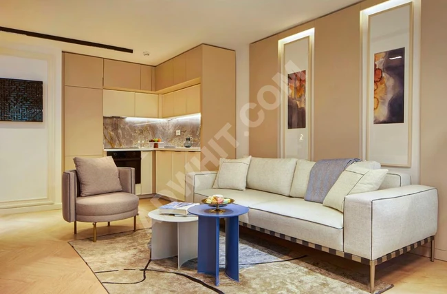 شقة فاخرة للغاية شاملة كل شيء 1+1 في Beşiktaş Levent
