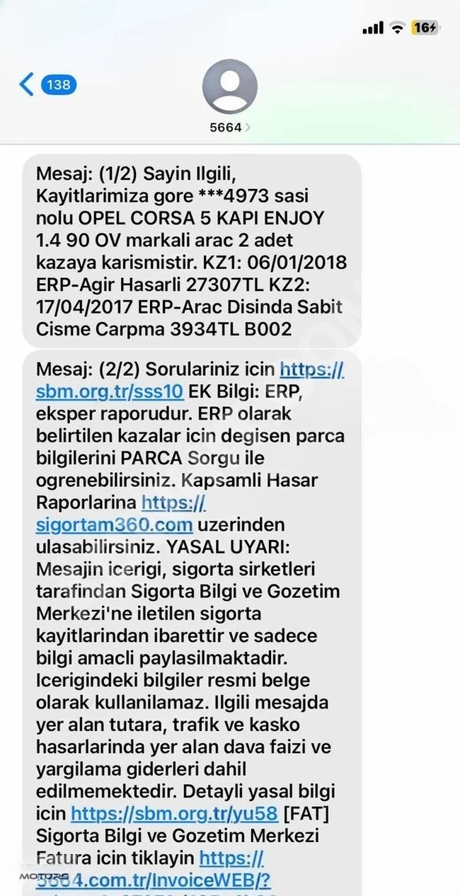 GEZEGEN MOTOR'S DAN CAM TAVAN OTOMATİK VİTES OPEL CORSA