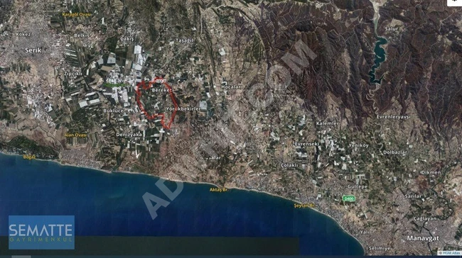 TURİSTİK BÖLGELERE KOMŞU MANAVGAT BEREKET KÖYÜNDE İMARLI ARSA!