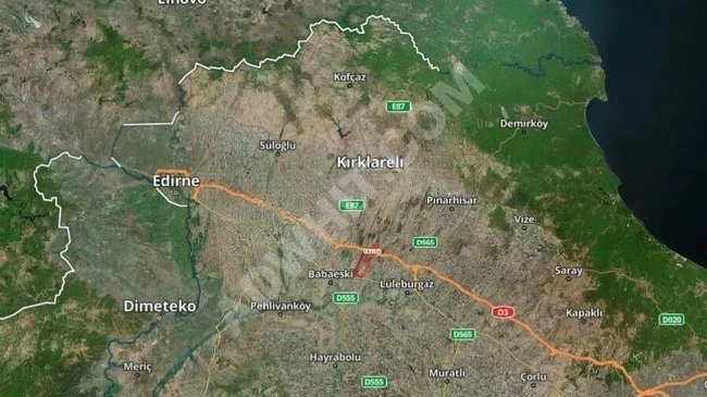 Kırklareli Babaeski Müsellim Mah De Satılık 632m² Yatırımlık Arsa