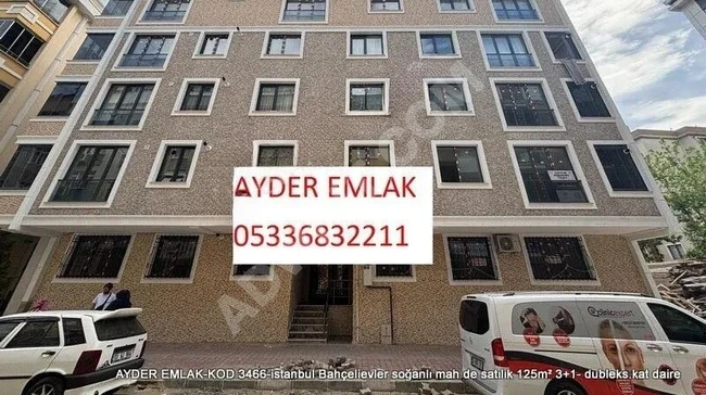 شقة دوبلكس للبيع بمساحة 125 متر مربع، 3+1، الطابق العلوي في İstanbul Bahçelievler حي Soğanlı