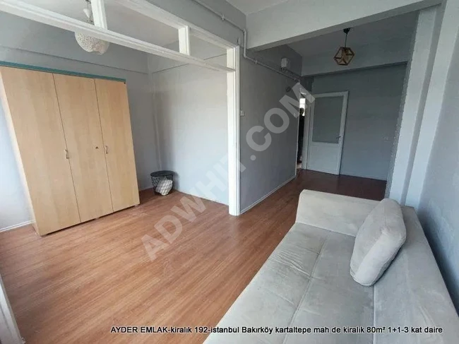 İstanbul Bakırköy Kartaltepe Mah De Kiralık 80m² 1+1-3 Kat Daire