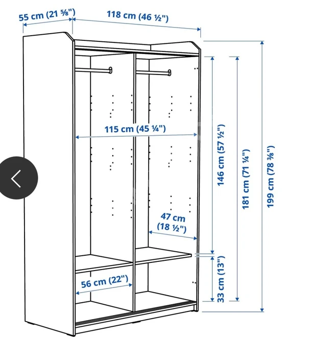 IKEA'dan bir gardırop