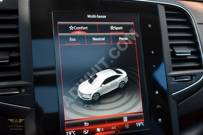 سيارة TALİSMAN 1.6DCI ICON موديل 2018 بدون طلاء، تحذير تغيير المسار - تبريد - مساج - شاشة عرض أمامية