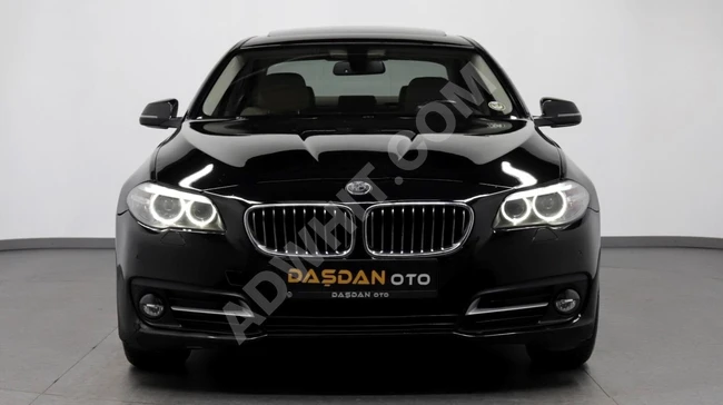 سيارة BMW 520İ + سقف زجاجي + تدفئة المقاعد + مرآة كهربائية + رؤية ليلية + أضواء LED