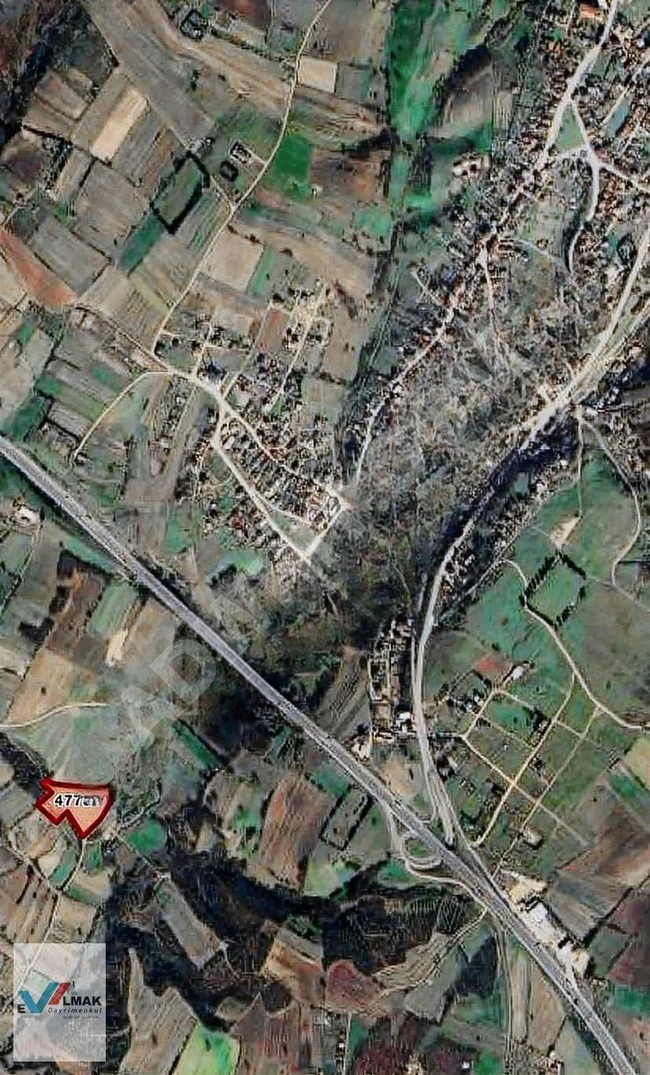 Agricultural land for sale with an area of 14 dunums near the village of SİLİVRİ BÜYÜKÇAVUŞLU.