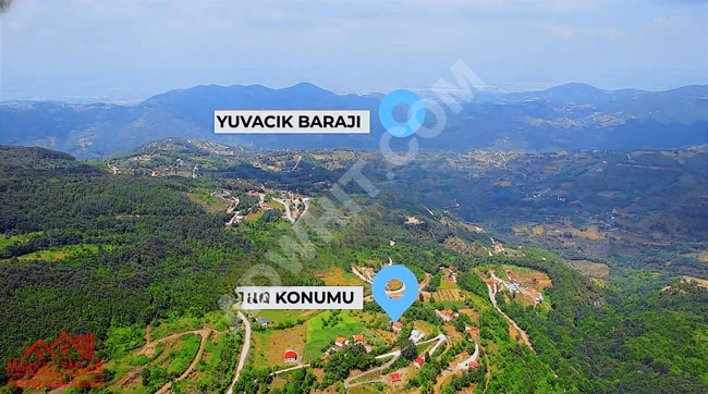 قطعة أرض بمساحة 5000 متر مربع وبيت مستقل للبيع في BAŞİSKELE