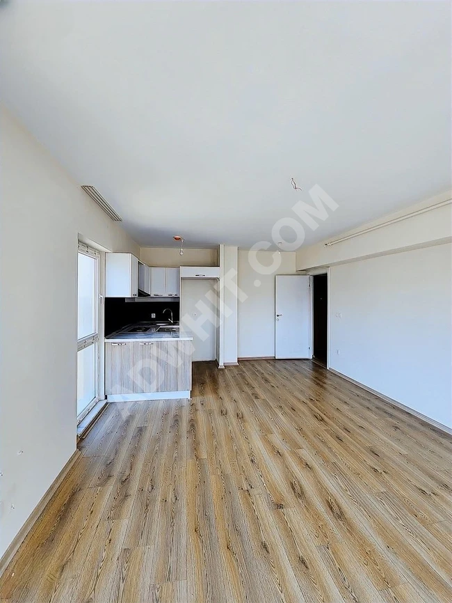 1+1 apartment for rent with spacious area in a residential complex near the Metrobus.