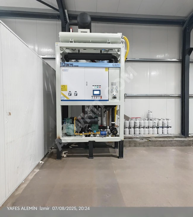 10 Ton Otomatik Tüp Buz Makinesi
