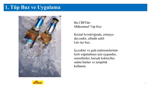 10 Ton Otomatik Tüp Buz Makinesi