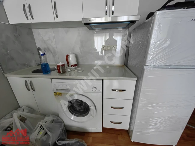 KAVACIK MERKEZDE MEDİPOLE YÜRÜME MESAFESİNDE 1+1 EŞYALI DAİRE