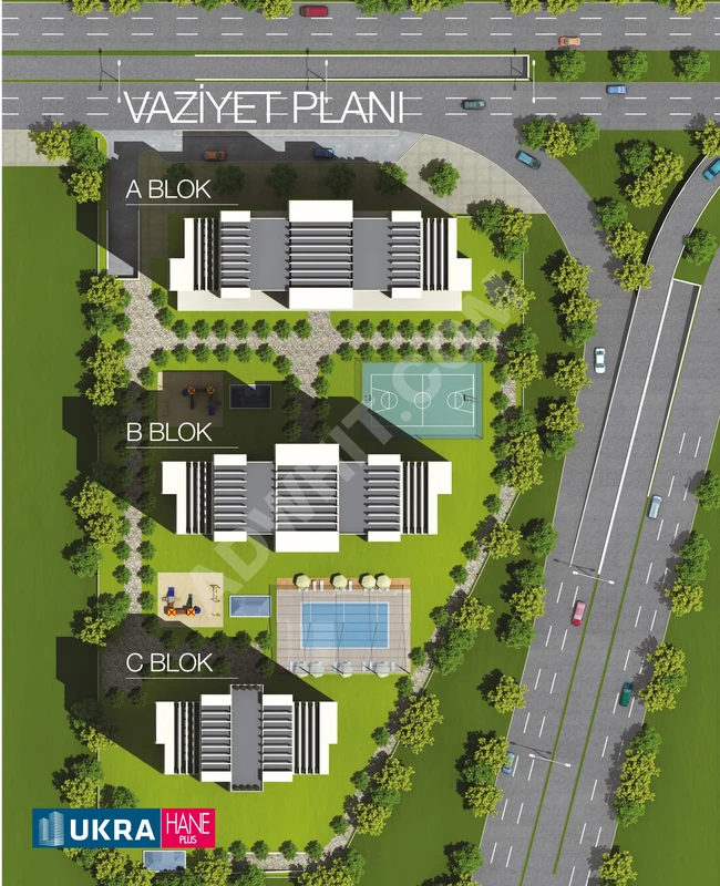 İstanbul, HANE PLUS sitesinde satılık 2+1 daire - REF 692