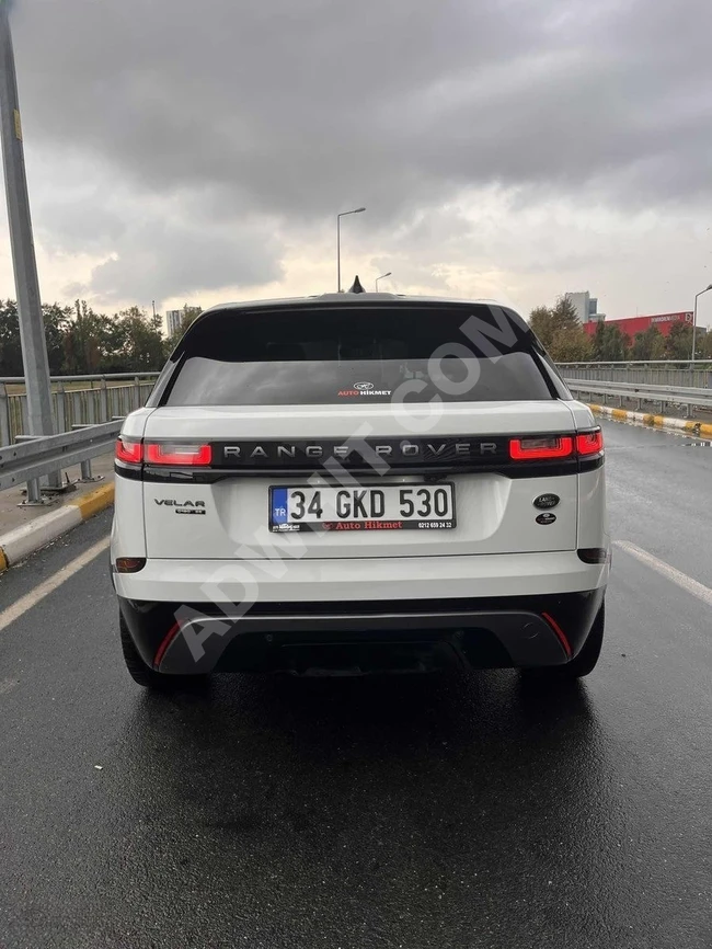 سيارة RANGE ROVER VELAR 2.0 موديل 2018 بخروج من الوكالة