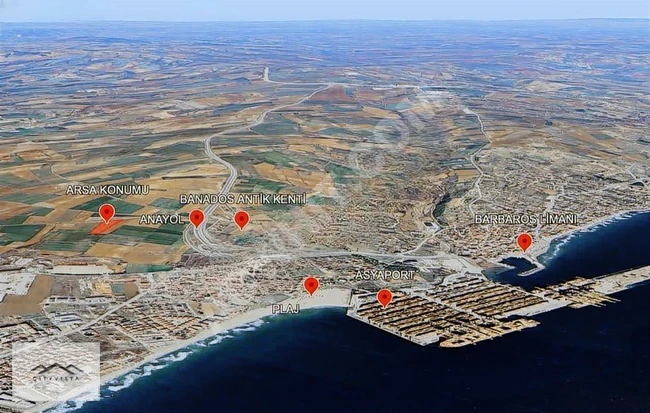 Barbaros Mahallesinde Satılık Deniz Manzaralı 10.750 m2 Arsa