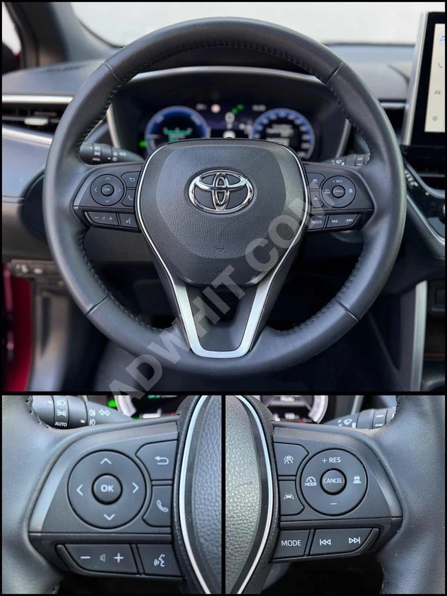 DEHA'DAN BOYASIZ 2022 TOYOTA COROLLA CROSS 1.8 HYBRİD PASSİON