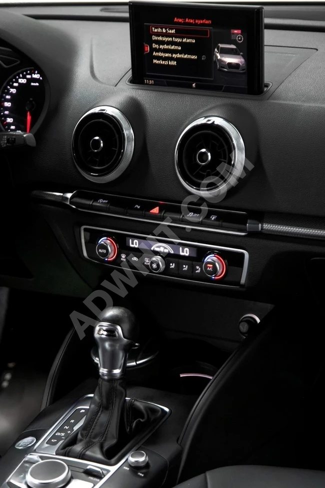 سيارة AUDI A3 1.6 TDI DESIGN S-TRONIC موديل 2017 بقوة 116 حصان بمسافة 78,000 كم
