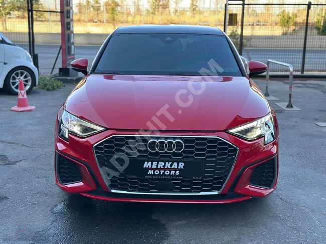 MERKAR - 2023 AUDİ A3 S-LİNE 35TFSI CAM TAVAN HAYALET ISITMA