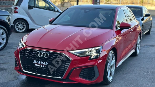 MERKAR - 2023 AUDİ A3 S-LİNE 35TFSI CAM TAVAN HAYALET ISITMA