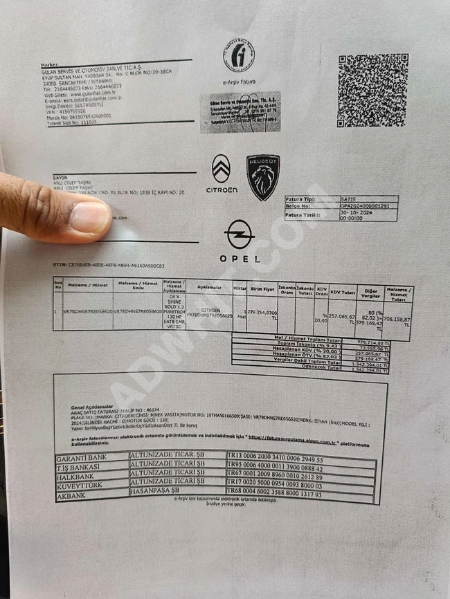 ANCAR 2024 C4X 15.000KM HATASIZ BOYASIZ TÜM K.KARTLARINA 12 TAKS