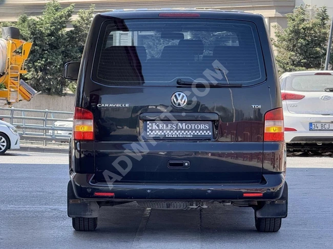 فان WW CARAVELLE 2.5 TDİ 9+1 بدون حادث بدون طلاء بدون تعديل بدون سجل تأمين مع خيار المقايضة