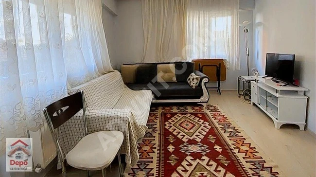 ÇANAKKALE KEPEZ MERKEZDE EŞYALI SATILIK GENİŞ 1+1 DAİRE