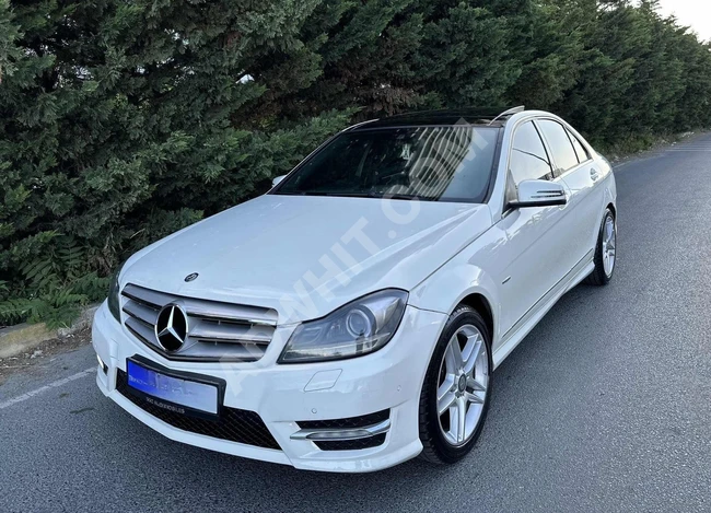SSC| MERCEDES C180 AMG 7G,CAM TAVAN,OTOMATİK,MAKYAJLI KASA