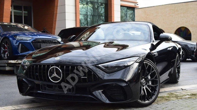 سيارة MERCEDES SL43 AMG SPOR EGZOZ موديل 2023 - نظام صوت BURMASTER