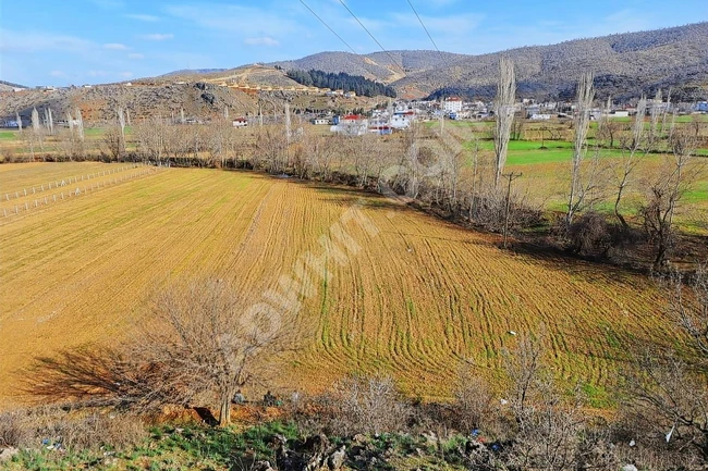 MARAŞ EMLAKTAN SATILIK 3711 METRE KARE TEK TAPU TARLA