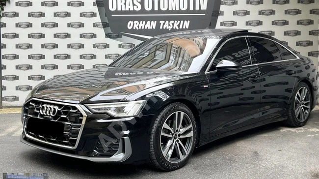 ORAS'DAN 2025 MODEL AUDİ A6 40 TDI S LİNE BOYASIZZ NAVİGASYONLU
