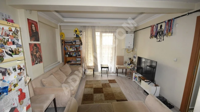 For sale: 1+1 apartment, 50 square meters, new building, elevated ground floor.