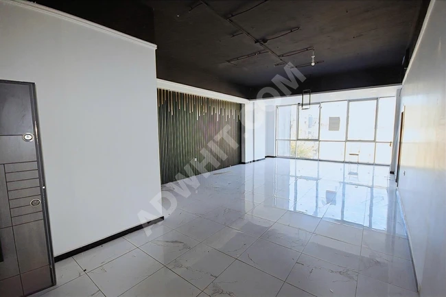 Full floor office for rent in a new building with an area of 160 square meters on HALKALI street.
