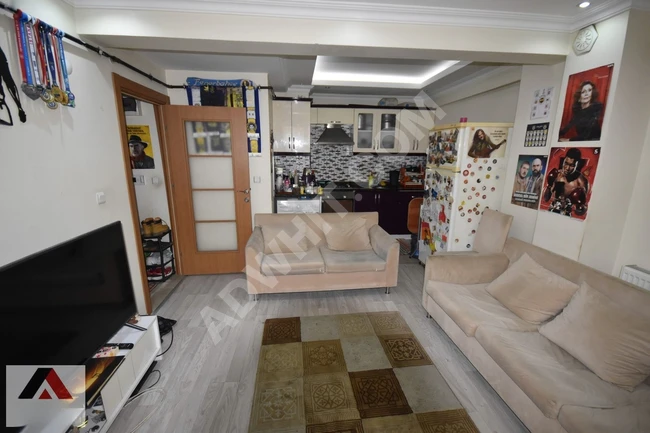 For sale: 1+1 apartment, 50 square meters, new building, elevated ground floor.