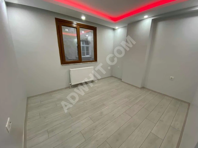 New 2+1 apartment for sale, middle floor, overlooking MASLAKÇEŞME Street, front facade in İNÖNÜ neighborhood.