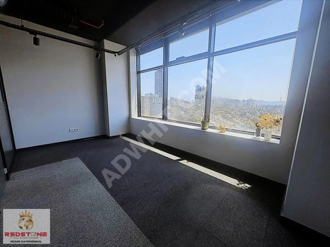 Ready office for rent with an area of 92 square meters in ŞİŞLİ NUROL TOWER