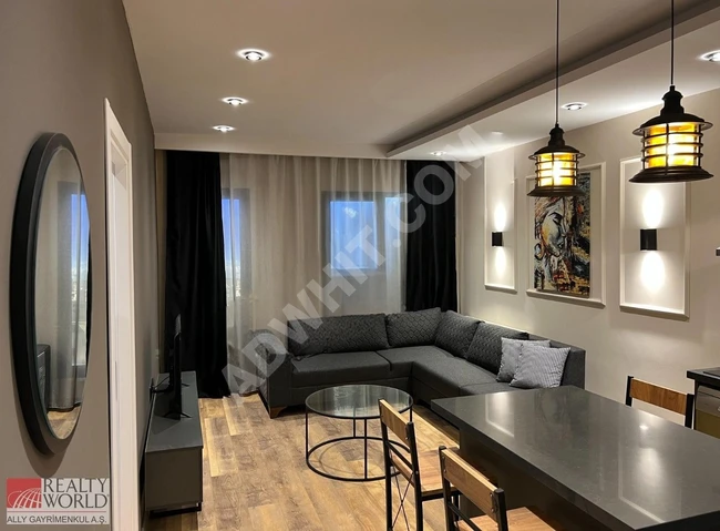شقة 1+1 فاخرة للغاية للبيع في سكن فاخر في KAĞITHANE حي MERKEZ