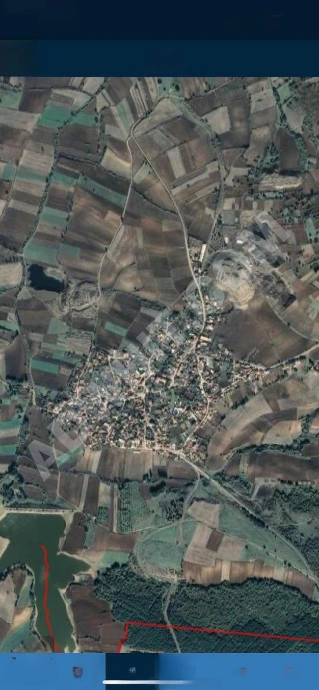 A built plot of land with an area of 500 m², single lot for sale in TEKİRDAĞ MALKARA YAYLAGÖNE.