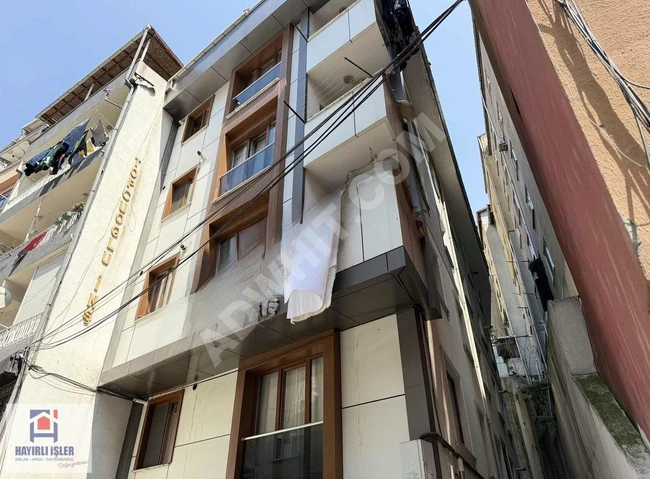2+1 apartment for sale, in a new building, close to the street in ORTABAYIR Square.