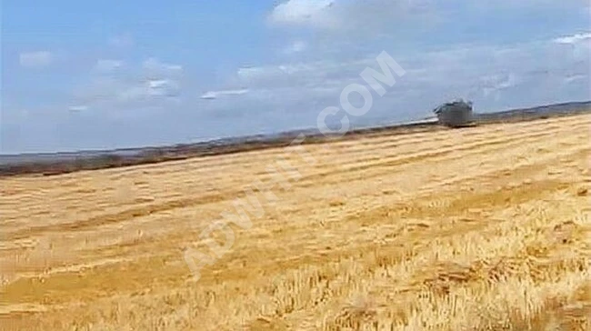 Land for sale with a frontage on the main street near the SARAY İLÇE center, with an area of 3402 square meters. Possibility of exchange with a car.