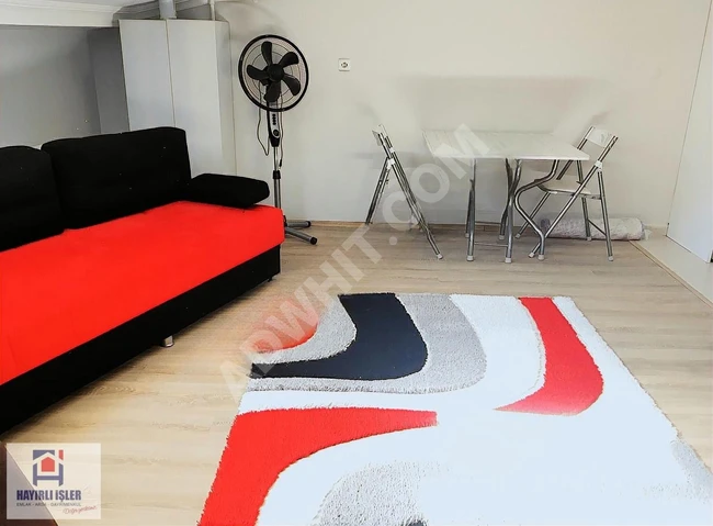 Behind the AXIS shopping center, a furnished apartment for rent 1+1 (air-conditioned) / in a new building.