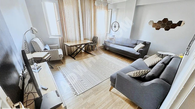 2+1 apartment with an area of 95 square meters, central location, fourth floor in MEVLANA neighborhood