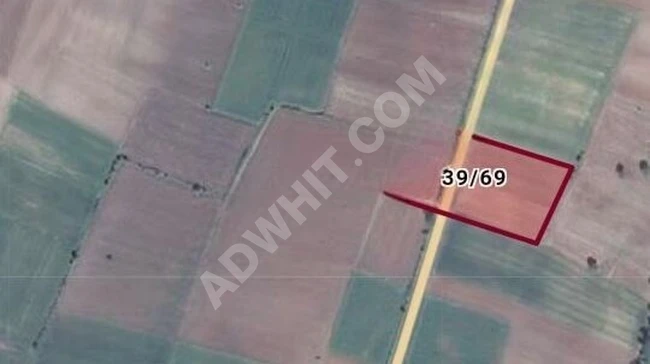 Kırklareli Tekkeşeyhler de 7500 m2 Asfalt Cephe Satılık Tarla