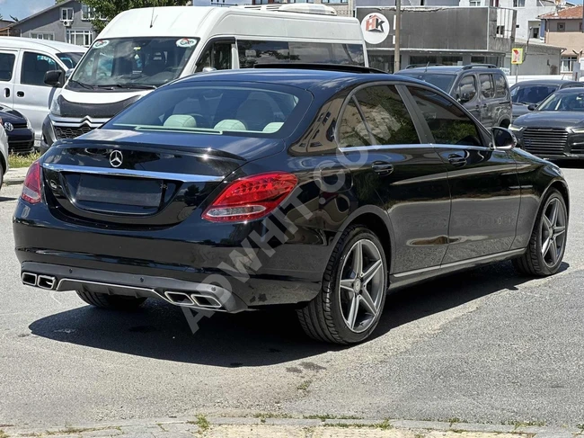 2015 MERCEDES BENZ C 200 D COMFORT SANRUF DERİ KOLTUK İMZALI SER